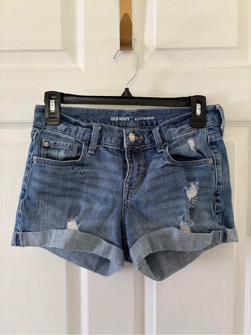Old Navy Boyfriend Jean Shorts - Medium Blue